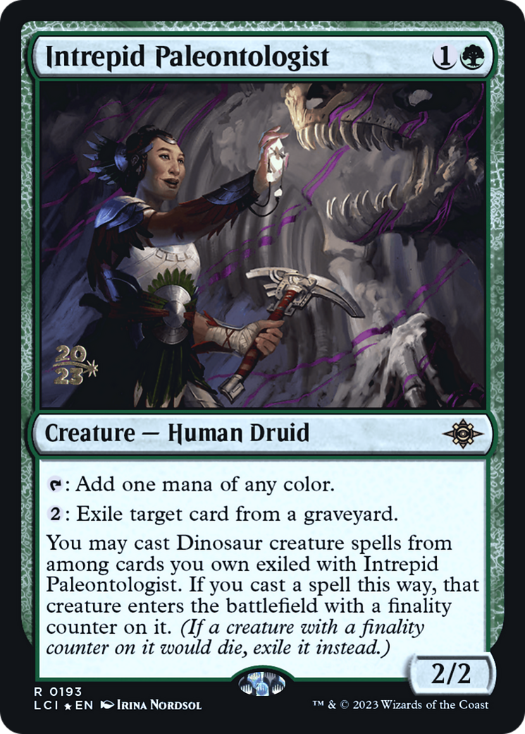 Intrepid Paleontologist [The Lost Caverns of Ixalan Prerelease Cards] | Silver Goblin