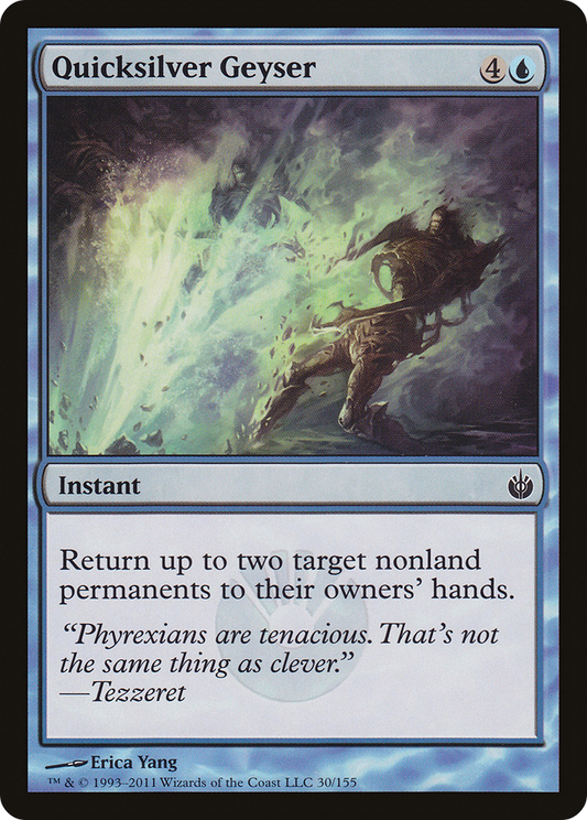 Quicksilver Geyser [Mirrodin Besieged] Foil