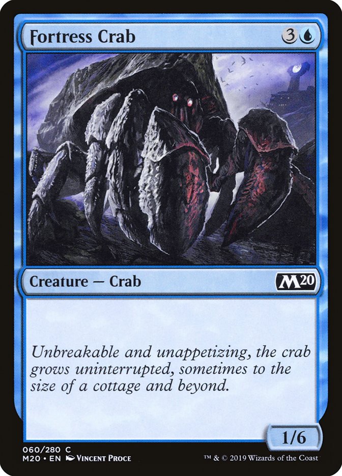 Fortress Crab [Core Set 2020] | Silver Goblin