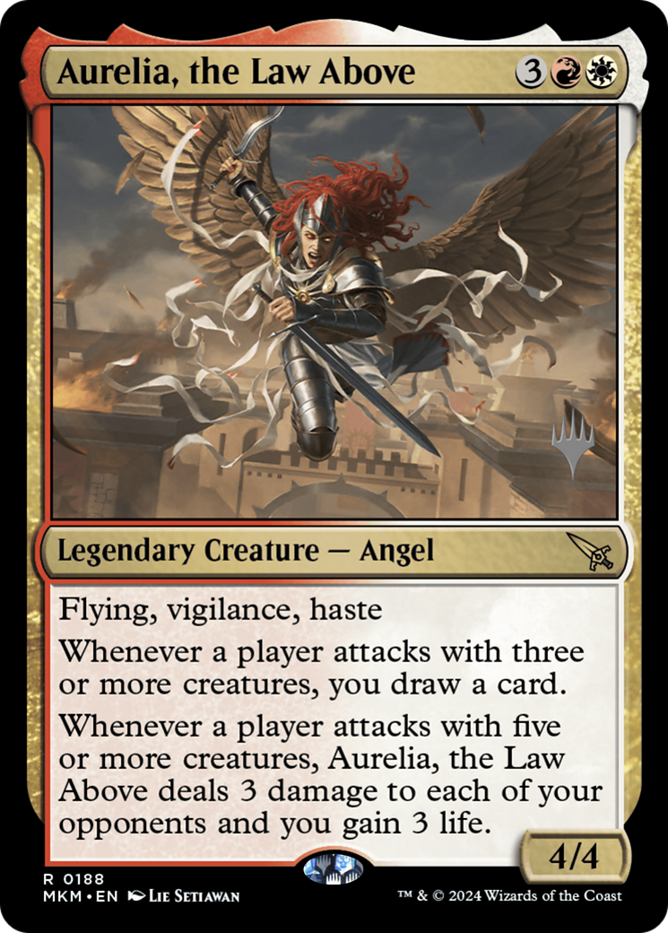 Aurelia, the Law Above (Promo Pack) [Murders at Karlov Manor Promos] Foil