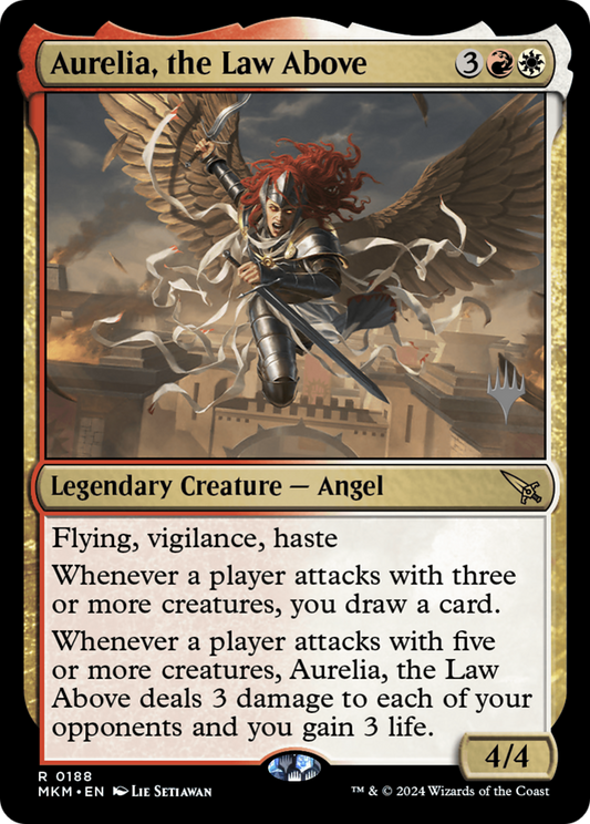 Aurelia, the Law Above (Promo Pack) [Murders at Karlov Manor Promos] Foil