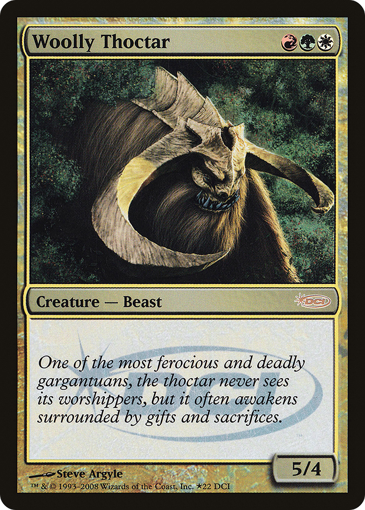 Woolly Thoctar (022) Foil - DCI Promos