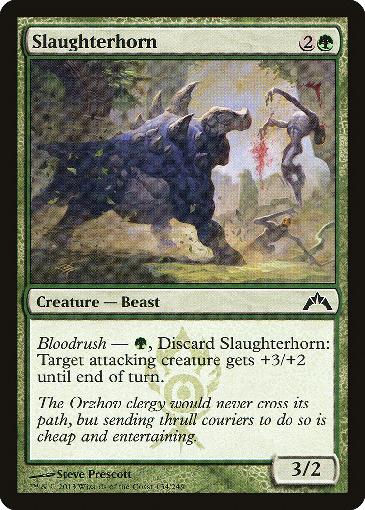 Slaughterhorn (134) Foil - Gatecrash