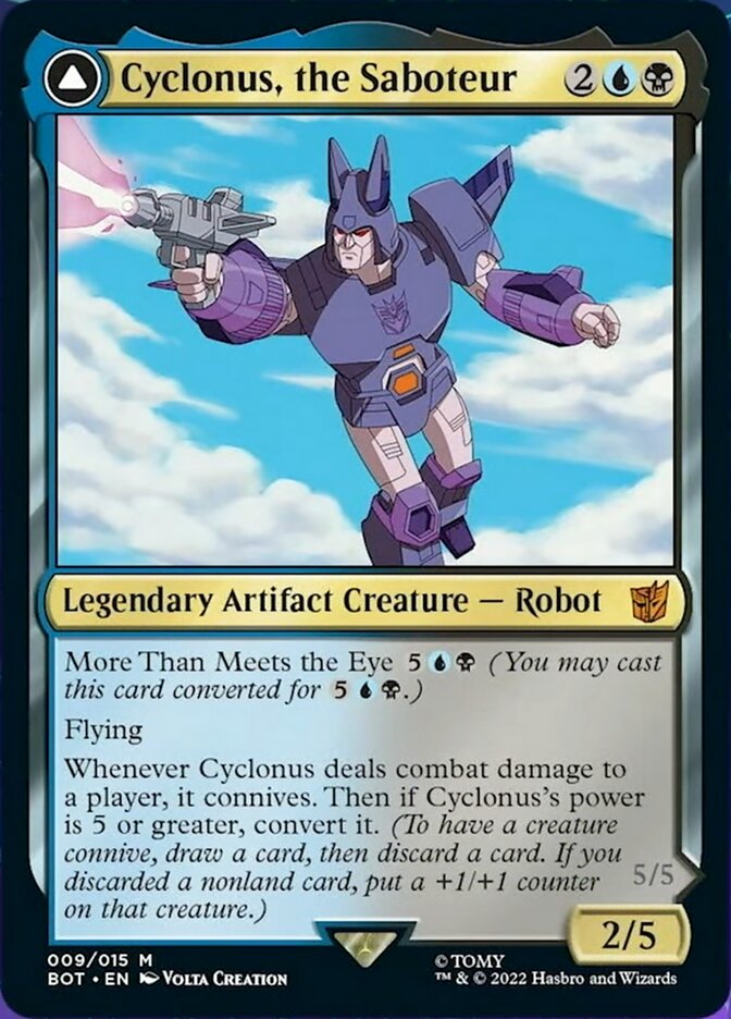 Cyclonus, the Saboteur // Cyclonus, Cybertronian Fighter [Transformers] Foil