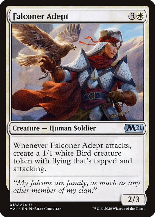 Falconer Adept [Core Set 2021] Foil