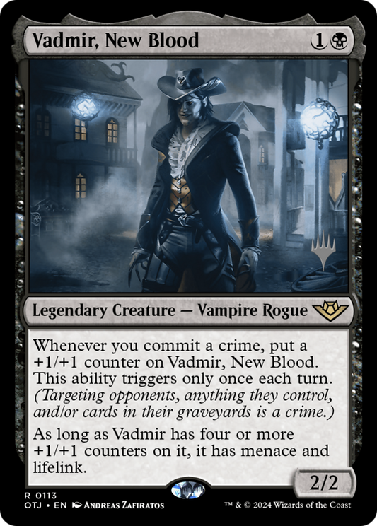 Vadmir, New Blood (Promo Pack) [Outlaws of Thunder Junction Promos] Foil