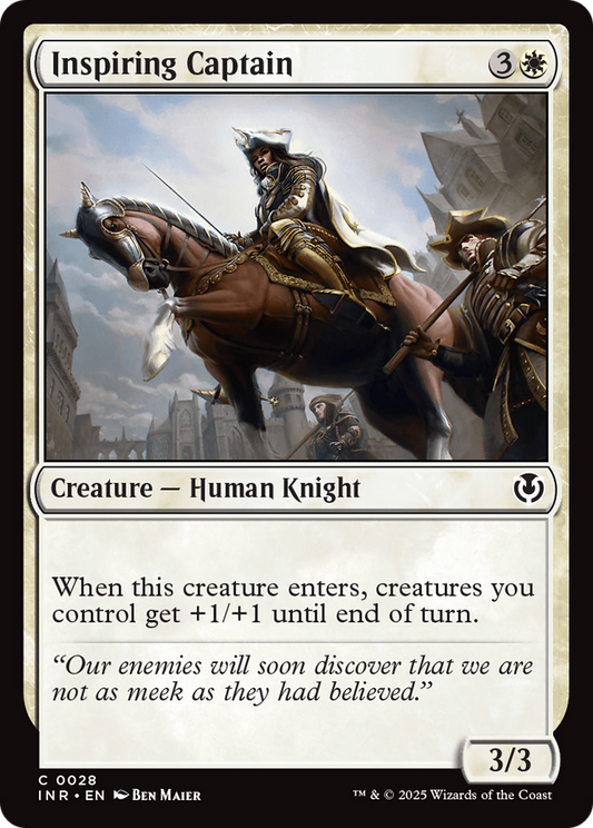 Inspiring Captain Foil (028) - Innistrad Remastered