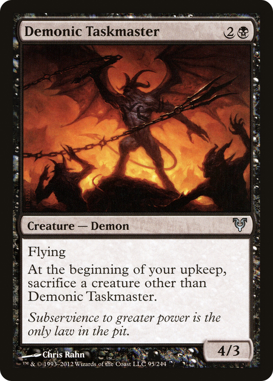 Demonic Taskmaster [Avacyn Restored] Foil