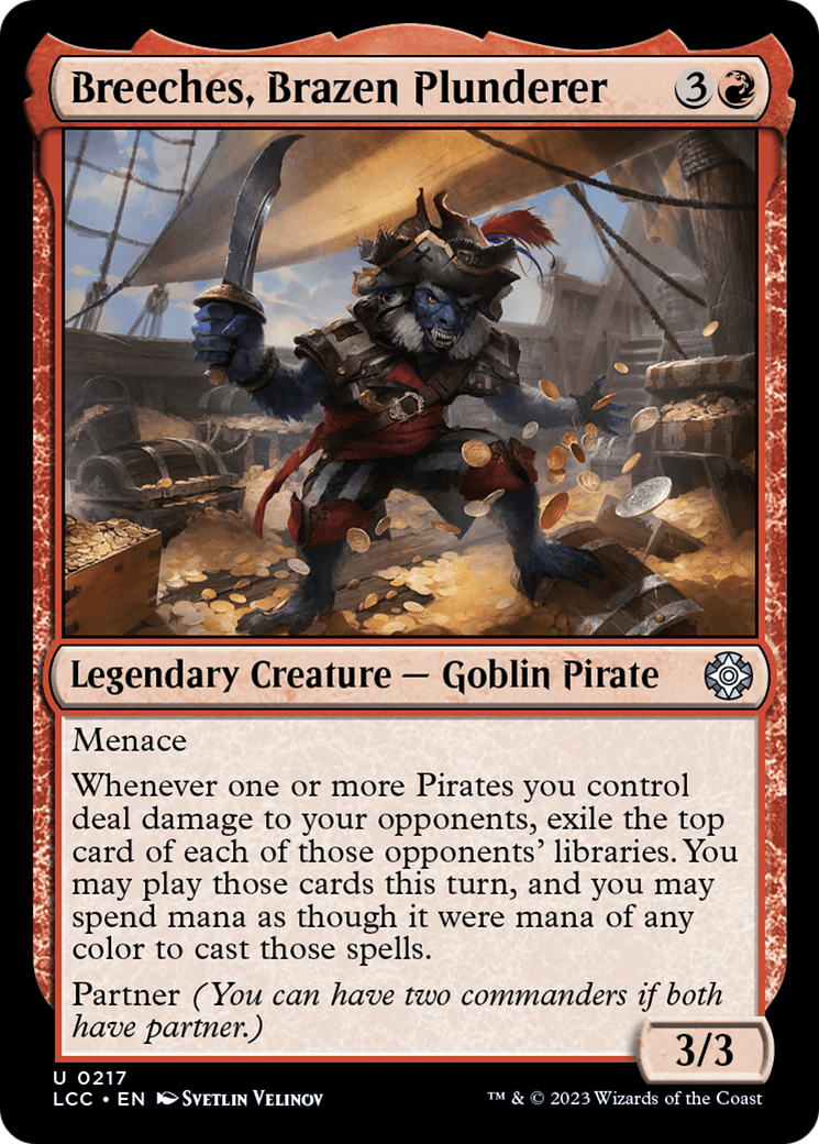 Breeches, Brazen Plunderer [The Lost Caverns of Ixalan Commander] | Silver Goblin