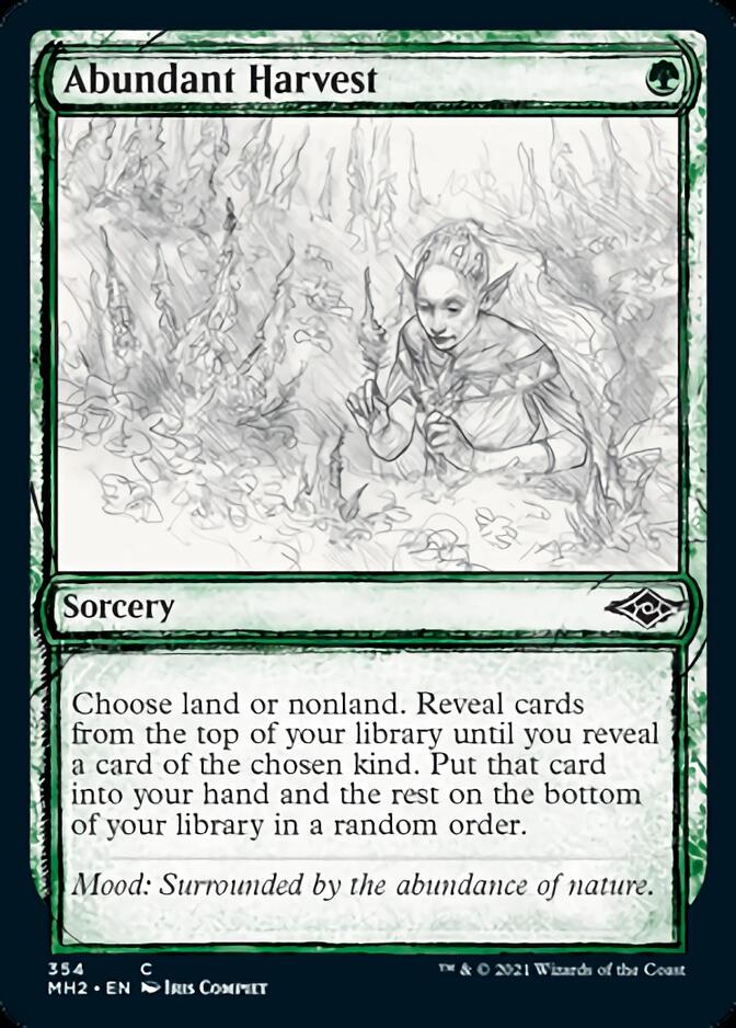 Abundant Harvest (Sketch) [Modern Horizons 2] | Silver Goblin