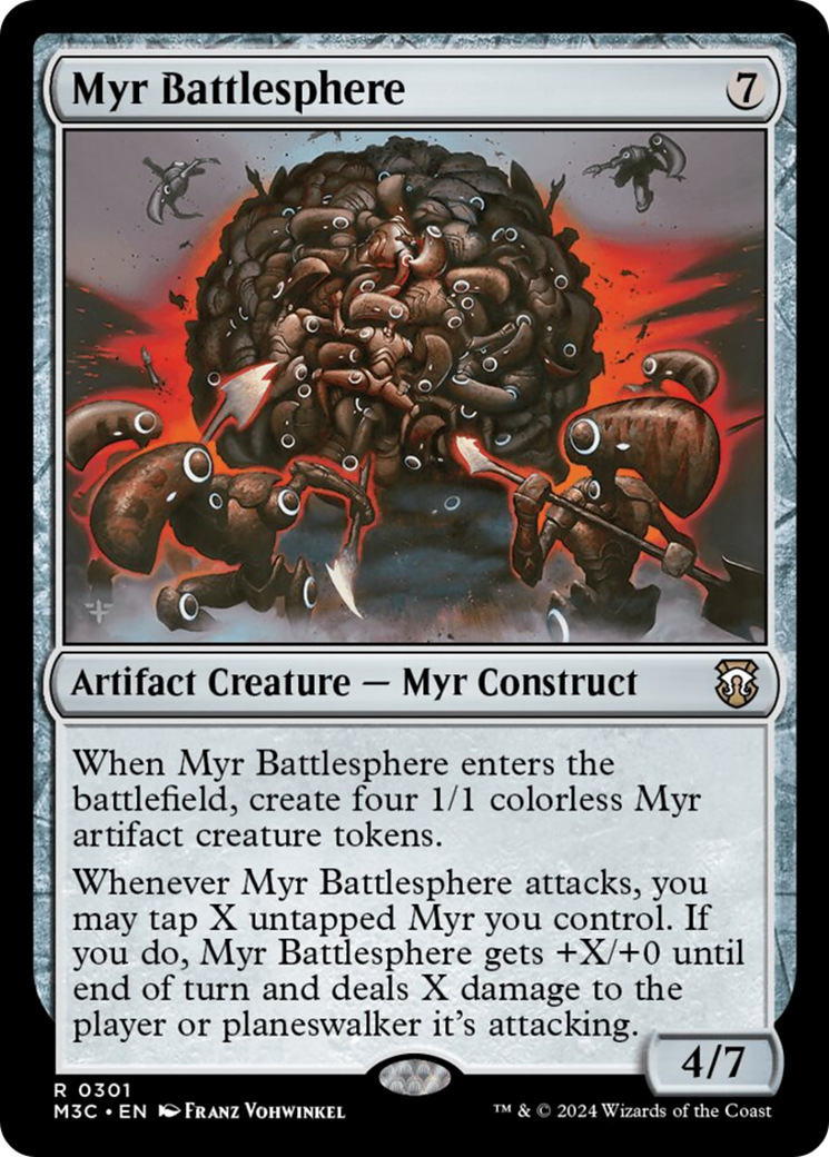 Myr Battlesphere [Modern Horizons 3 Commander] | Silver Goblin