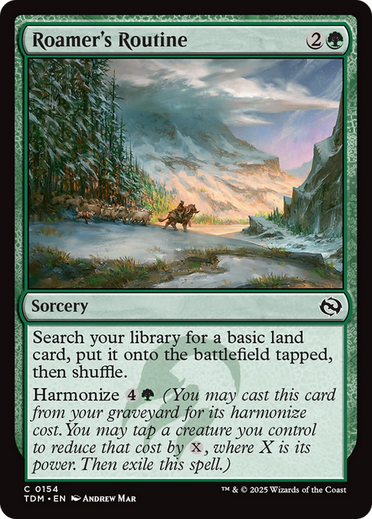 Roamer's Routine (154) Foil - Tarkir: Dragonstorm