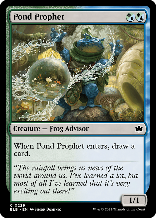 Pond Prophet [Bloomburrow] Foil