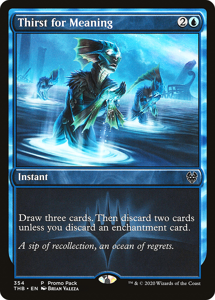 Thirst for Meaning (354) Foil - Theros Beyond Death