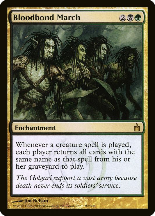Bloodbond March [Ravnica: City of Guilds] Foil