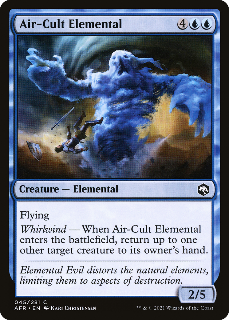 Air-Cult Elemental [Dungeons & Dragons: Adventures in the Forgotten Realms] | Silver Goblin