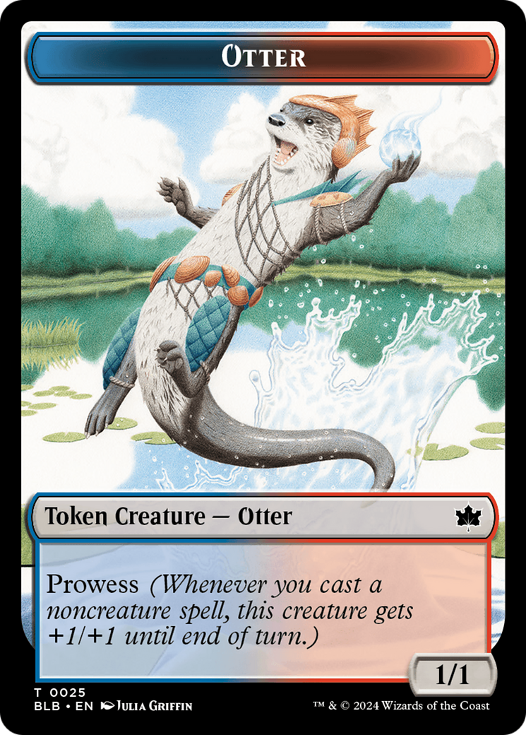 Otter // Copy Double-Sided Token [Bloomburrow Tokens] | Silver Goblin