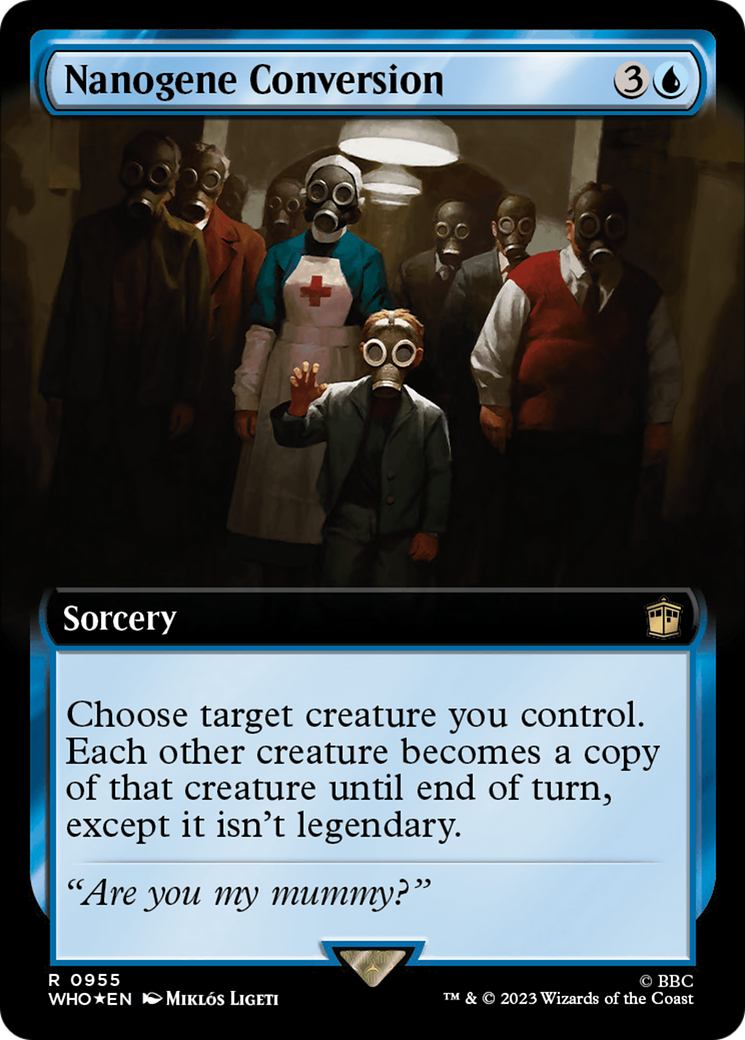 Nanogene Conversion (Extended Art) (Surge Foil) [Doctor Who] | Silver Goblin