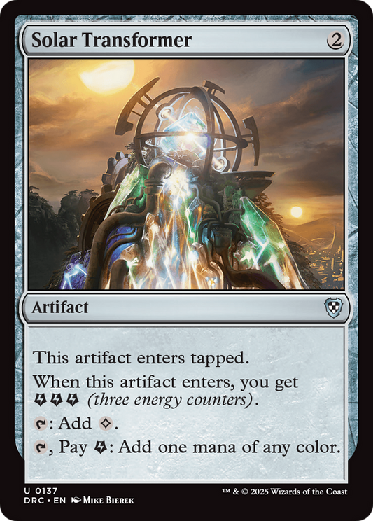 Solar Transformer (137) - Commander: Aetherdrift
