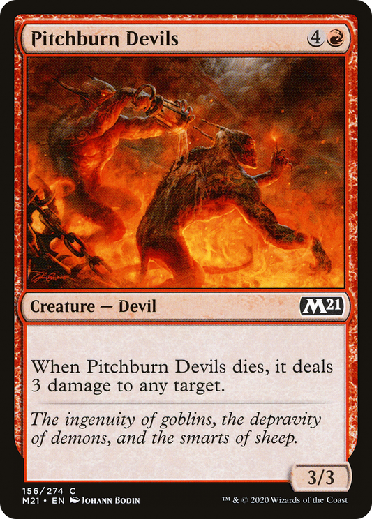 Pitchburn Devils [Core Set 2021] Foil