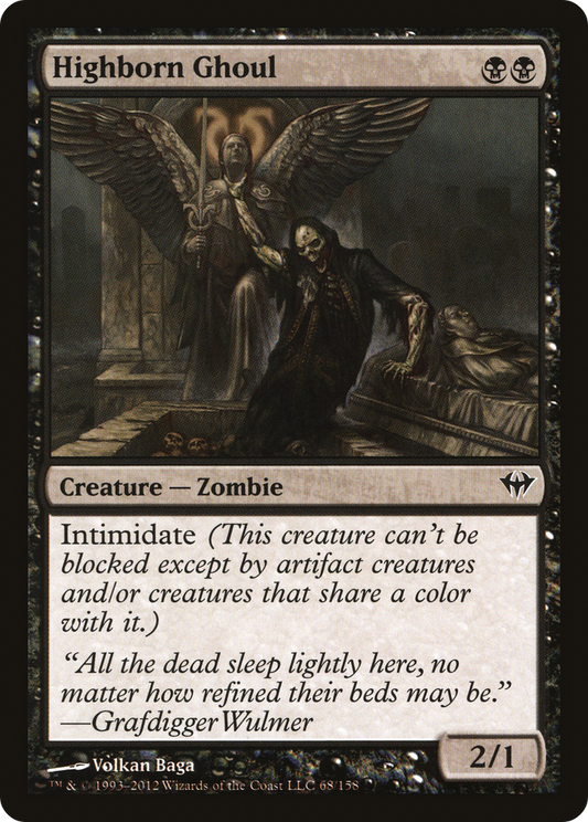 Highborn Ghoul [Dark Ascension] Foil