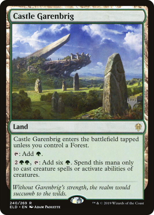 Castle Garenbrig (Promo Pack) [Throne of Eldraine Promos] Foil
