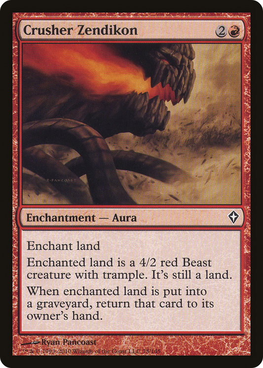 Crusher Zendikon [Worldwake] Foil