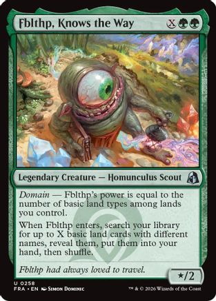 Fblthp, Knows the Way (258) Foil - Reality Fracture