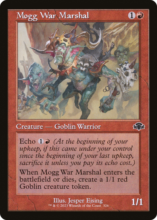 Mogg War Marshal (Retro) [Dominaria Remastered] Foil