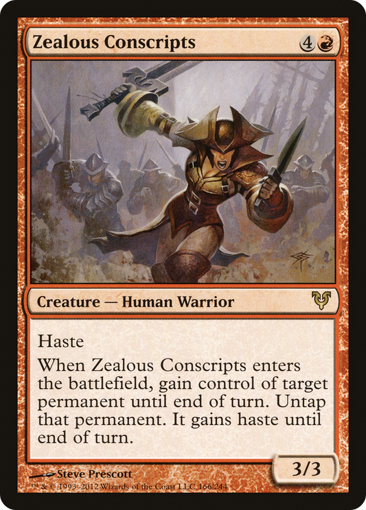 Zealous Conscripts [Avacyn Restored] Foil