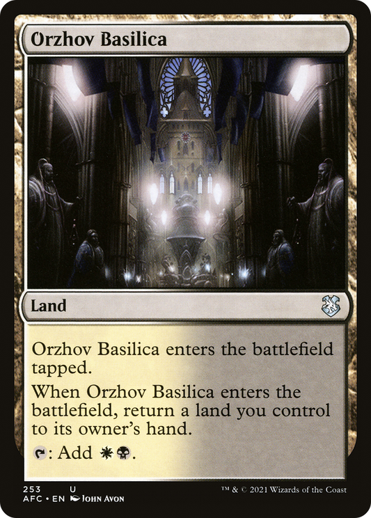 Orzhov Basilica [Dungeons & Dragons: Adventures in the Forgotten Realms Commander]