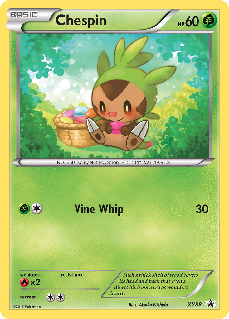 Chespin (XY88) (Collector Chest) [XY: Black Star Promos] | Silver Goblin