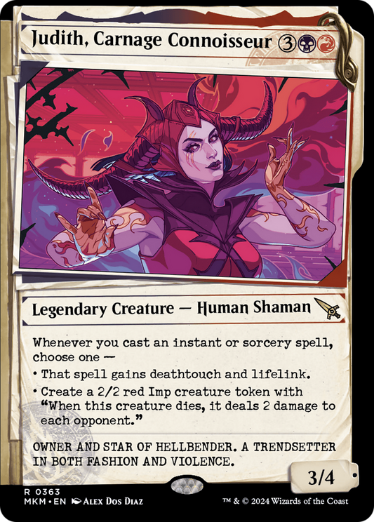 Judith, Carnage Connoisseur (Showcase) [Murders at Karlov Manor] Foil