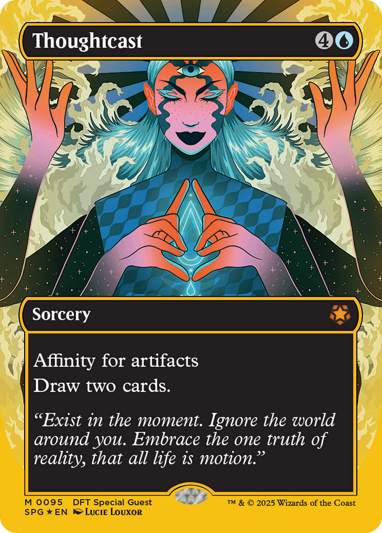 Thoughtcast (Borderless) (First-Place Foil) (095) Foil - Special Guests