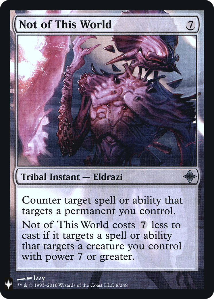 Not of This World (ROE-8) Foil - The List
