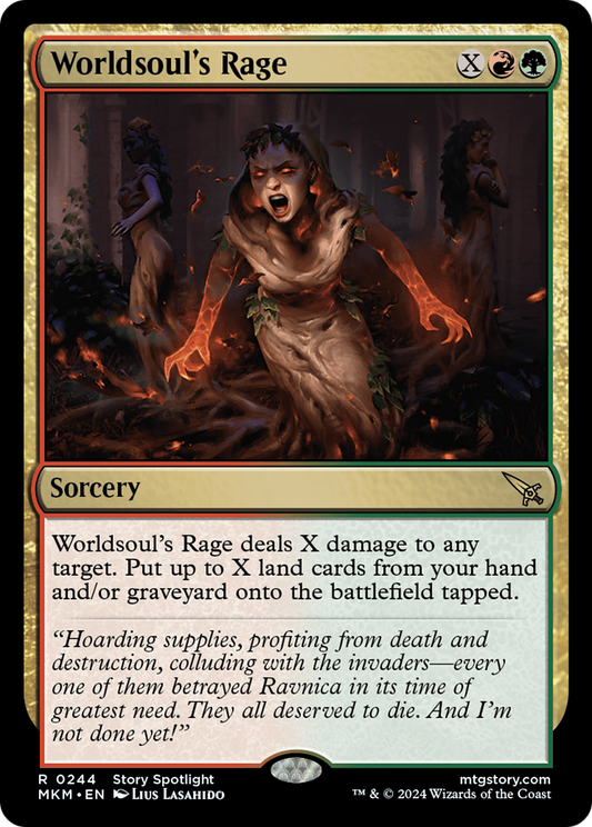 Worldsoul's Rage [Murders at Karlov Manor] Foil