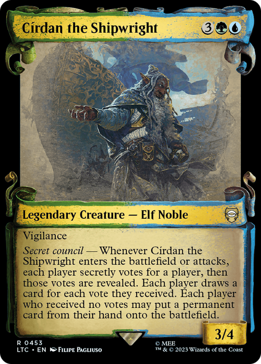 Cirdan the Shipwright [The Lord of the Rings: Tales of Middle-Earth Commander Showcase Scrolls] Foil