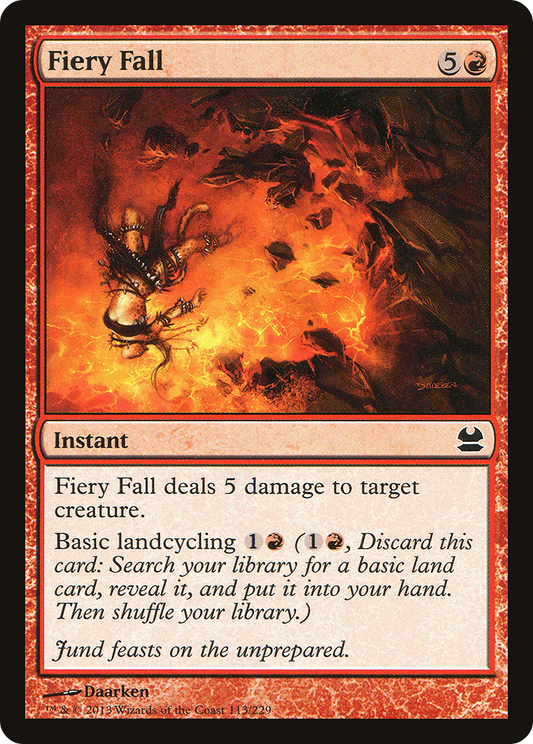 Fiery Fall [Modern Masters] Foil