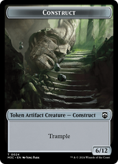 Construct // Myr Double-Sided Token [Modern Horizons 3 Commander Tokens] | Silver Goblin