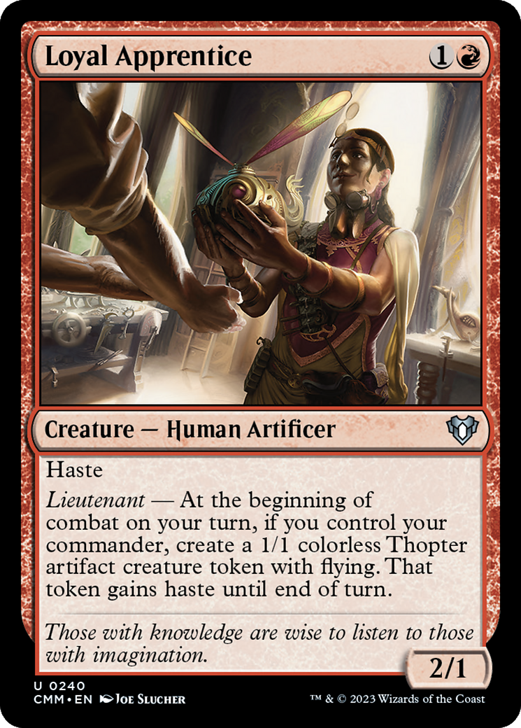 Loyal Apprentice [Commander Masters] | Silver Goblin
