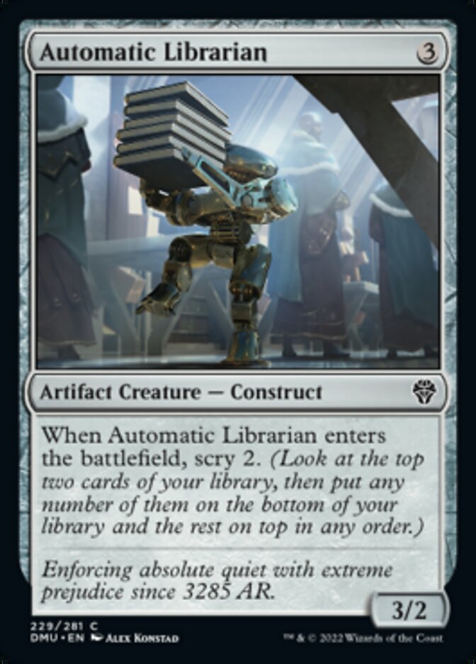 Automatic Librarian [Dominaria United] | Silver Goblin