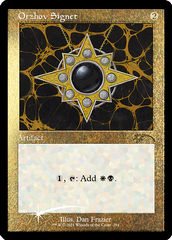 Orzhov Signet (Retro) (Foil Etched) [Secret Lair Drop Series] | Silver Goblin