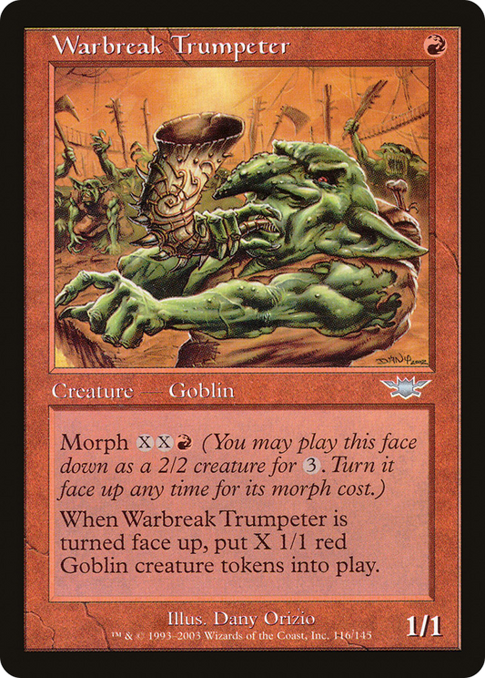 Warbreak Trumpeter [Legions] Foil