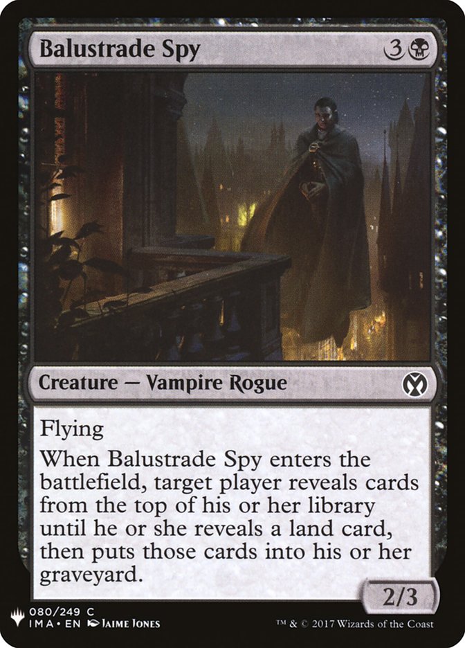 Balustrade Spy [Mystery Booster] | Silver Goblin