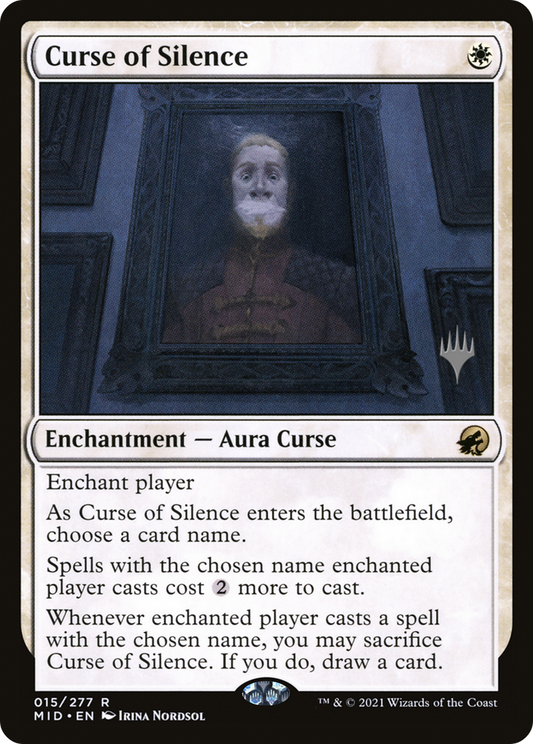 Curse of Silence (Promo Pack) [Innistrad: Midnight Hunt Promos] Foil