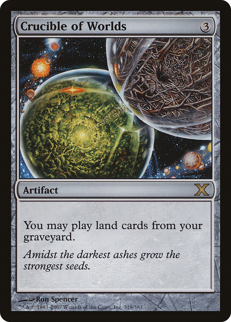 Crucible of Worlds (319) Foil - Tenth Edition