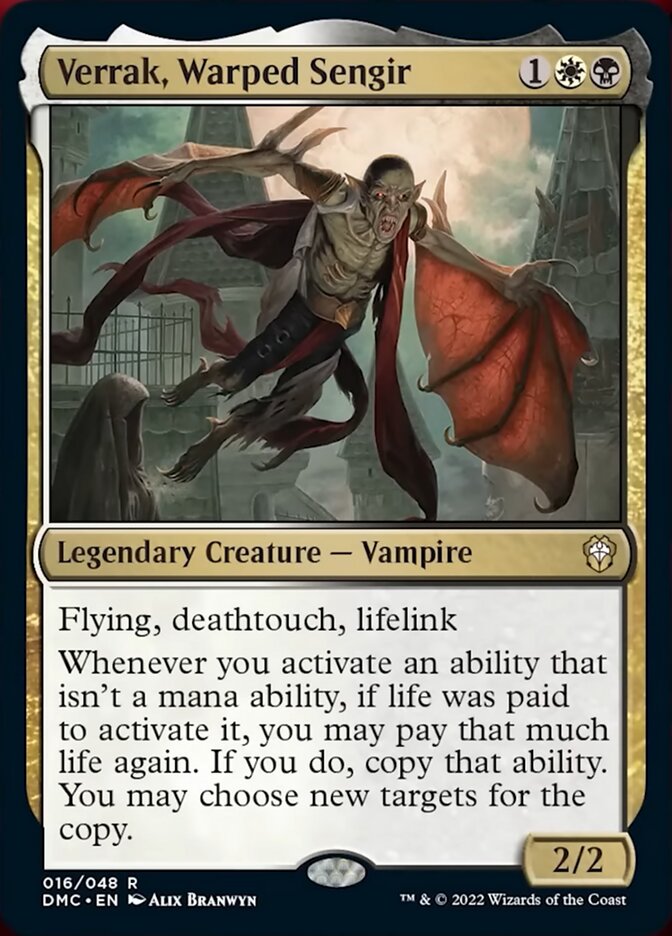 Verrak, Warped Sengir [Dominaria United Commander] | Silver Goblin