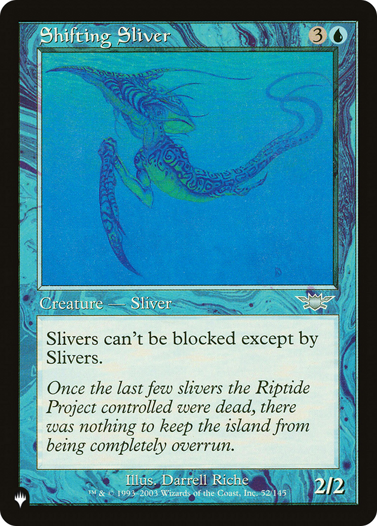 Shifting Sliver [The List Reprints] | Silver Goblin