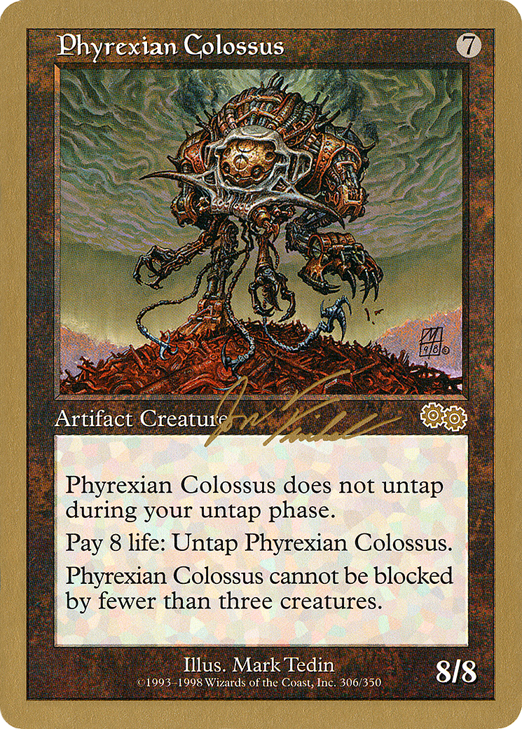 Phyrexian Colossus (Jon Finkel) [World Championship Decks 2000] | Silver Goblin