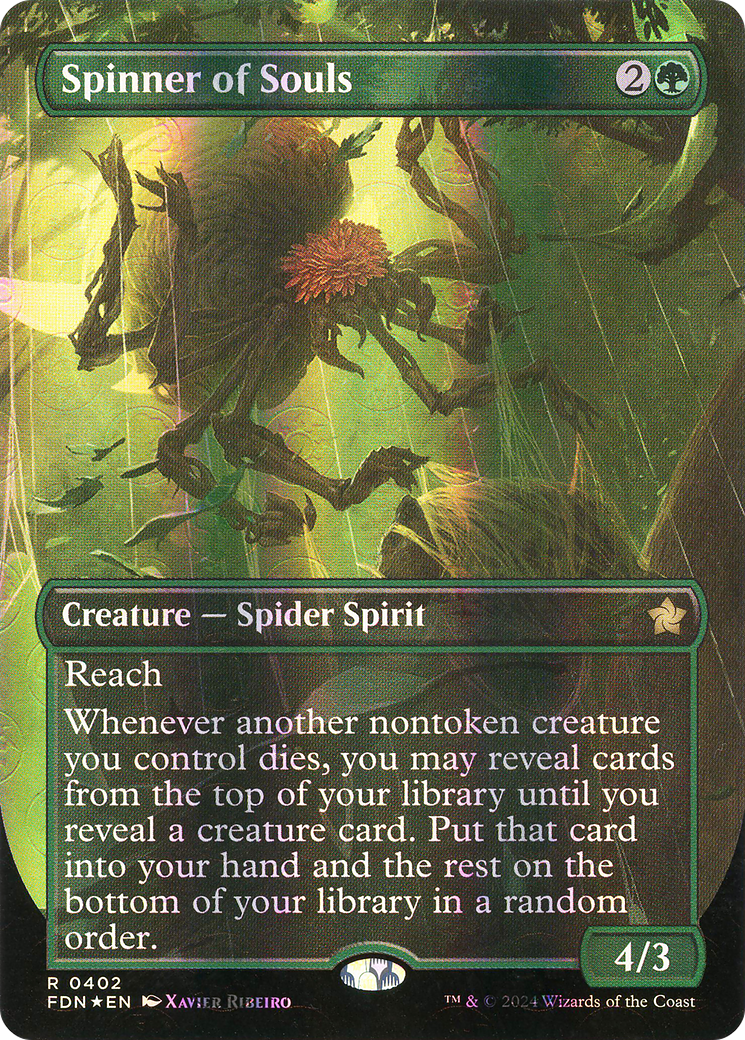 Spinner of Souls (Borderless) (Mana Foil) [Foundations]